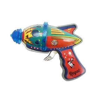 Retro Tin Litho Atomic Space Blaster Ray Gun by Regal Games